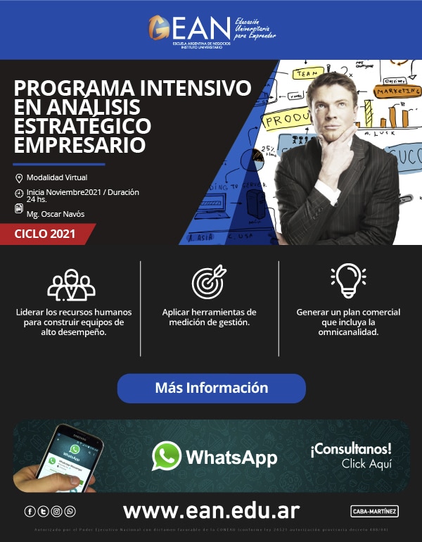 Programa intensivo en análisis estratégico empresario